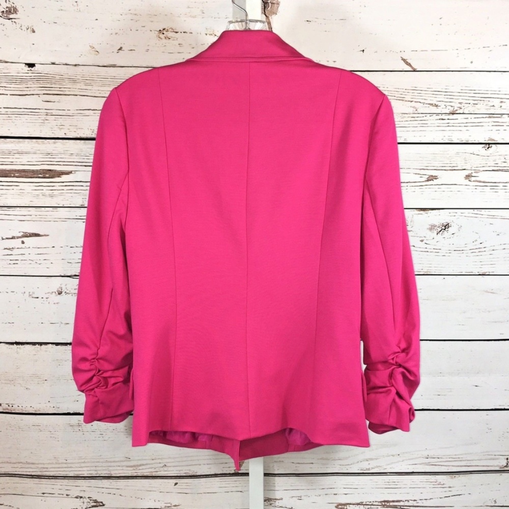 3 for $25 INC Button Front Pink Jacket Size M - Picture 4 of 8